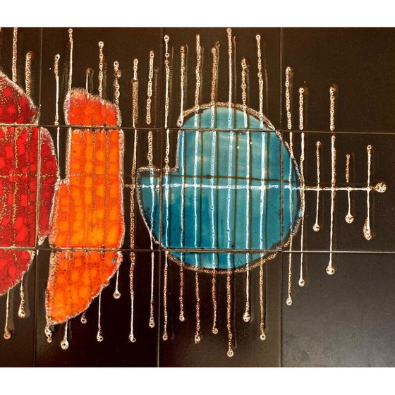 Image 1 of Composition abstraite en céramique vintage, France 1970