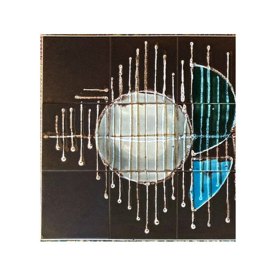 Image 1 of Composition abstraite en céramique vintage, France 1970