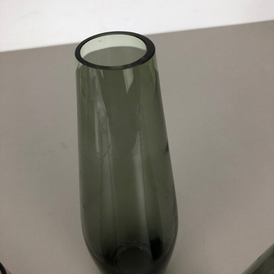 Image 1 of Ensemble de 3 vases vintage en turmaline par Wilhelm Wagenfeld pour le Wmf, Allemagne 1960