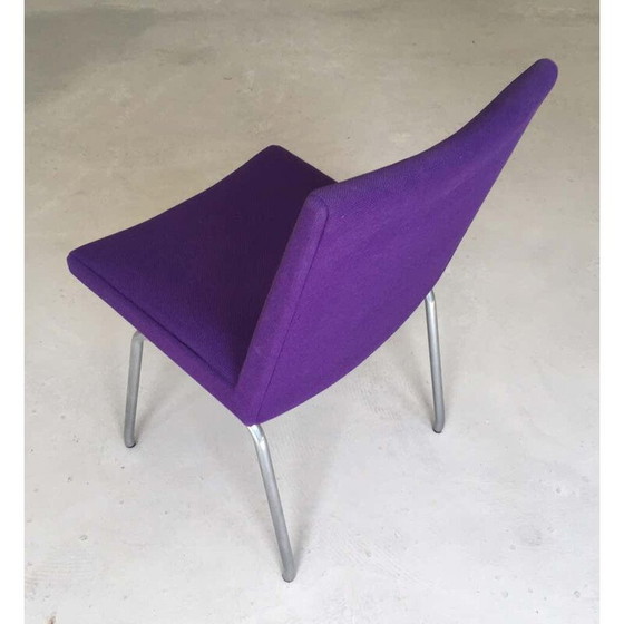 Image 1 of Chaise vintage en tissu violet de Hans J. Wegner, Danemark 1960