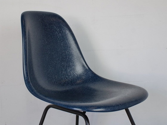 Image 1 of Vitra Dsx Glasfiber In Navy Blue Design Charles Eames