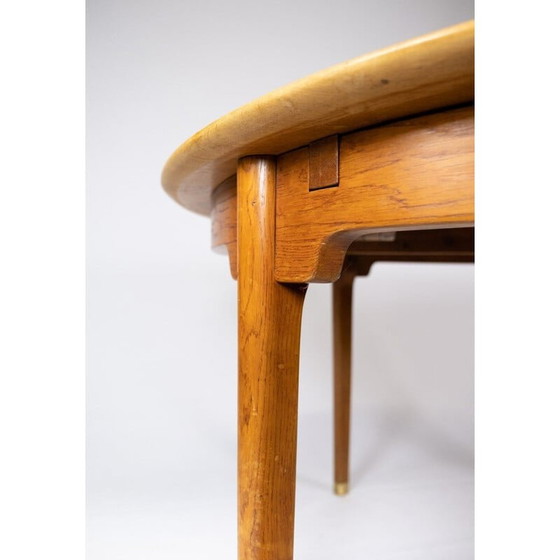 Image 1 of Table de salle à manger vintage en chêne, danois, années 1960