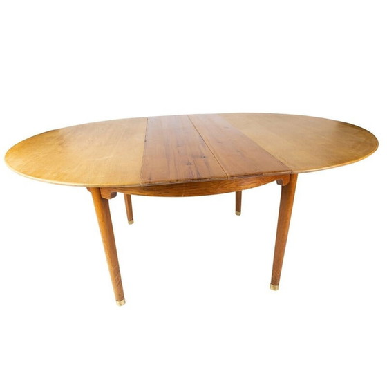 Image 1 of Table de salle à manger vintage en chêne, danois, années 1960