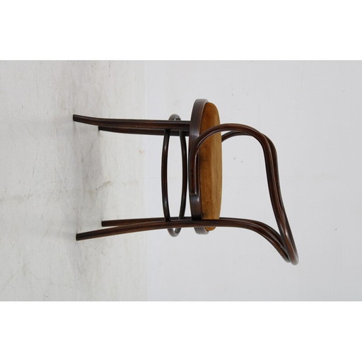 Fauteuil vintage en hêtre par Ton, Tchécoslovaquie années 1960