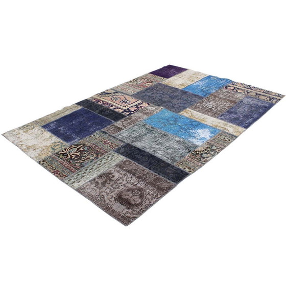 Image 1 of Tapis persan Patchwork 220X150 N°:1775