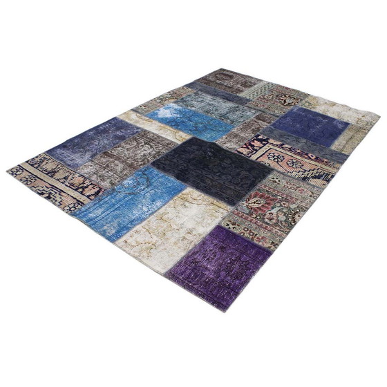 Image 1 of Tapis persan Patchwork 220X150 N°:1775