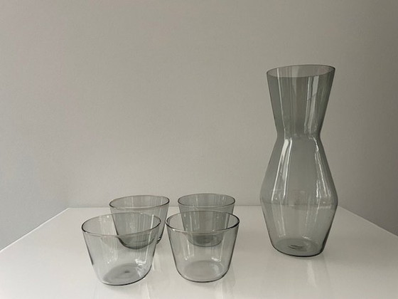 Image 1 of Carafe Double Up Design et 4 verres à eau de Spring Copenhagen