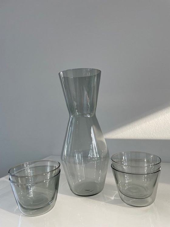 Image 1 of Carafe Double Up Design et 4 verres à eau de Spring Copenhagen