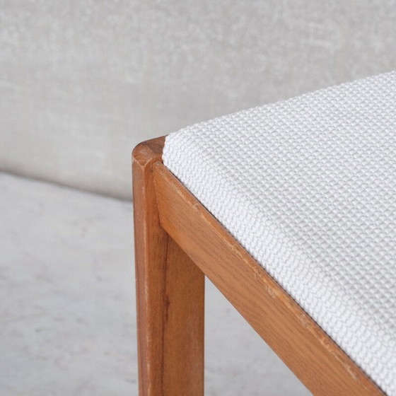 Image 1 of Ensemble de 4 tabourets de bar en bois français du milieu du siècle dernier, 1960