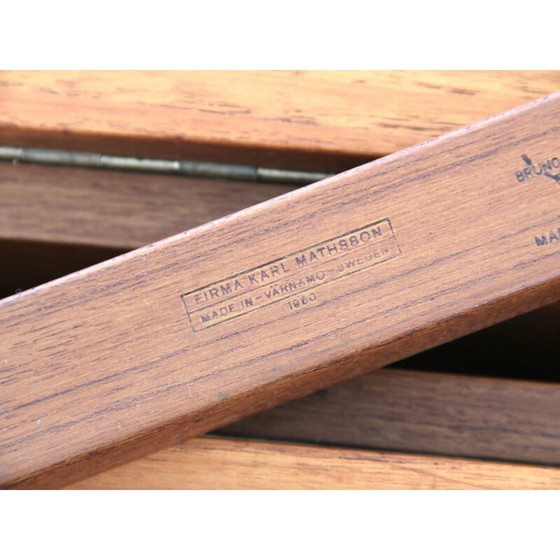 Image 1 of Table scandinave vintage modèle Maria en teck par Bruno Mathsson, 1960
