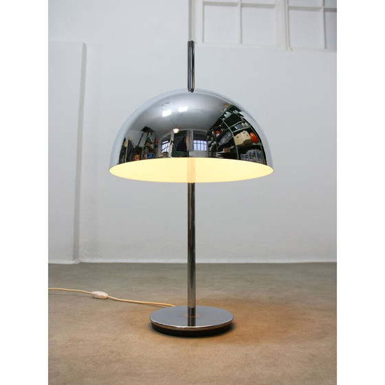 Image 1 of Lampe de table vintage Space Age en chrome, 1970