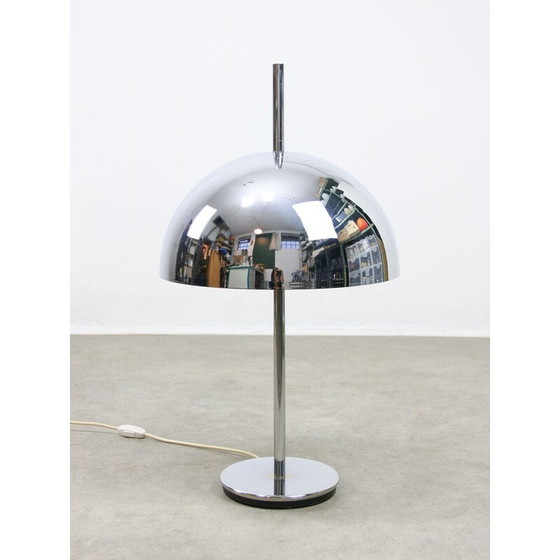 Image 1 of Lampe de table vintage Space Age en chrome, 1970