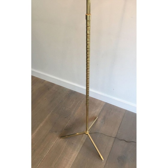 Image 1 of Lampadaire vintage en laiton, 1970