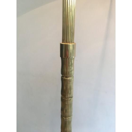 Image 1 of Lampadaire vintage en laiton, 1970