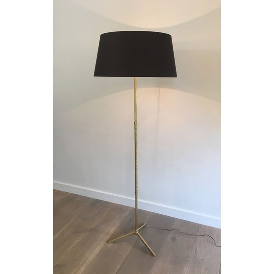 Image 1 of Lampadaire vintage en laiton, 1970