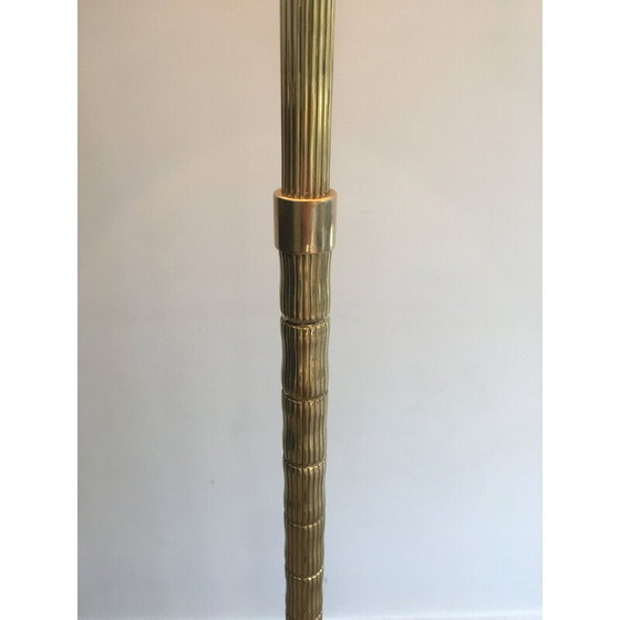 Image 1 of Lampadaire vintage en laiton, 1970