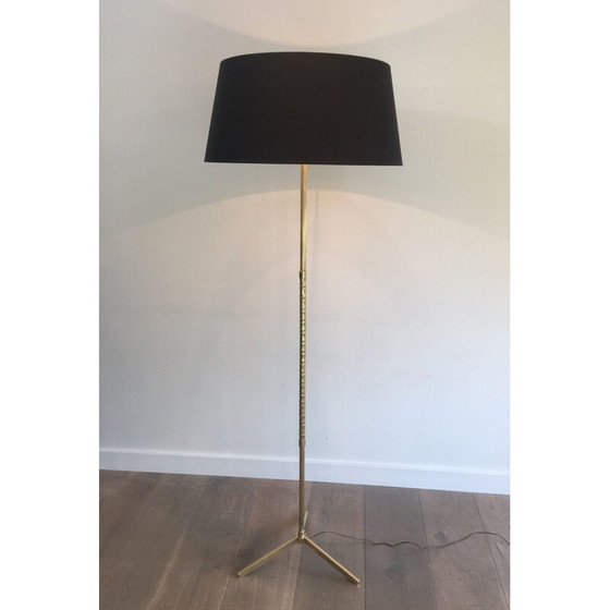 Image 1 of Lampadaire vintage en laiton, 1970