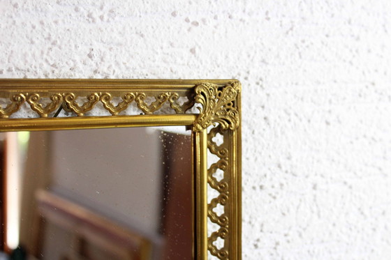 Image 1 of Miroir Vintage En Laiton, Italie 1960