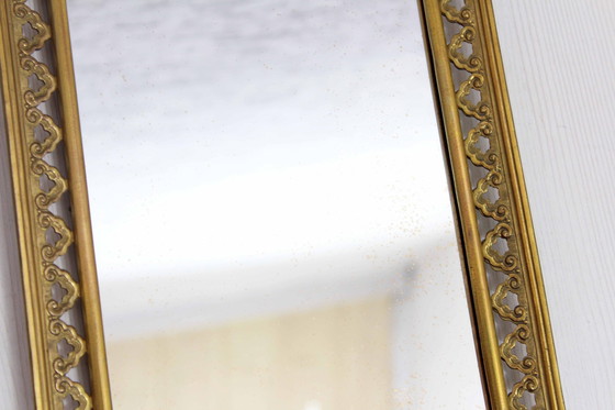 Image 1 of Miroir Vintage En Laiton, Italie 1960