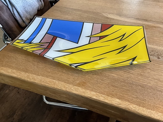 Image 1 of Coupe en verre Pop Art