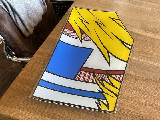 Image 1 of Coupe en verre Pop Art