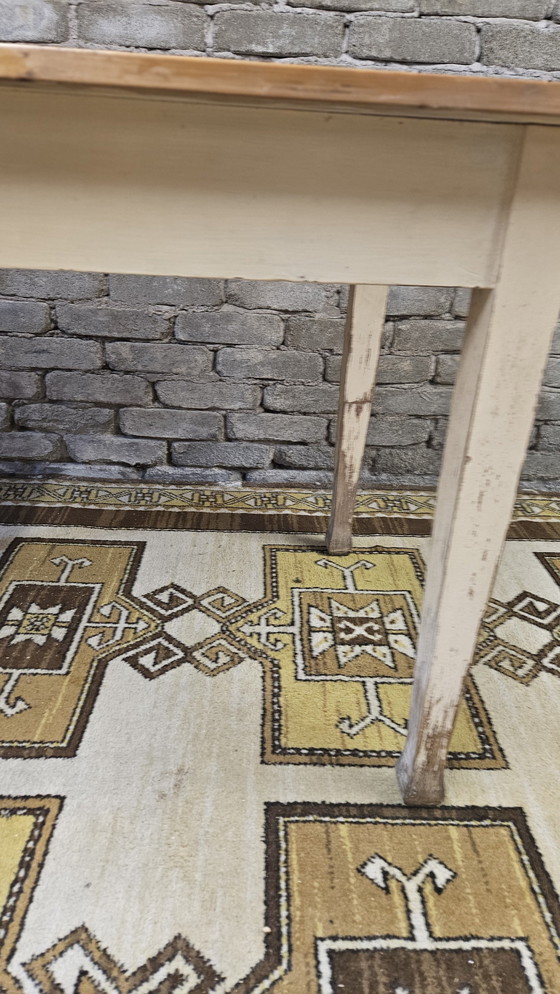 Image 1 of Petite Table De Ferme Vintage 