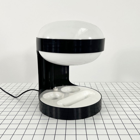 Image 1 of Lampe de table Kd29 noire par Joe Colombo pour Kartell, 1960S