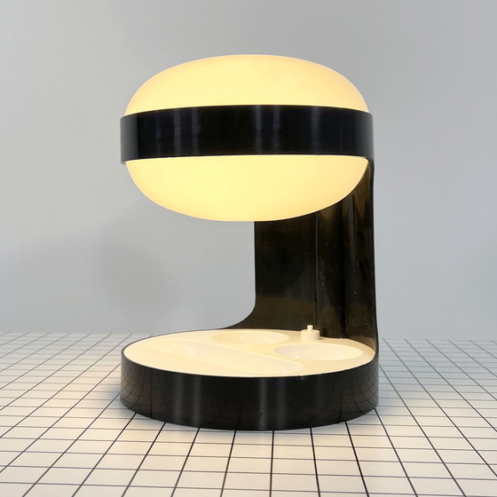 Image 1 of Lampe de table Kd29 noire par Joe Colombo pour Kartell, 1960S