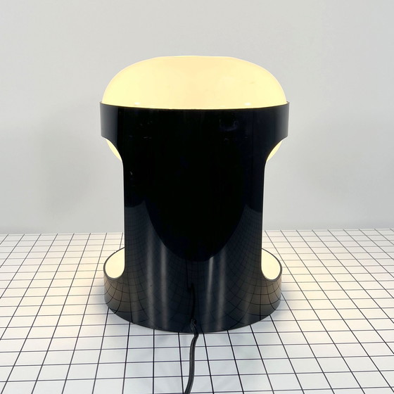 Image 1 of Lampe de table Kd29 noire par Joe Colombo pour Kartell, 1960S