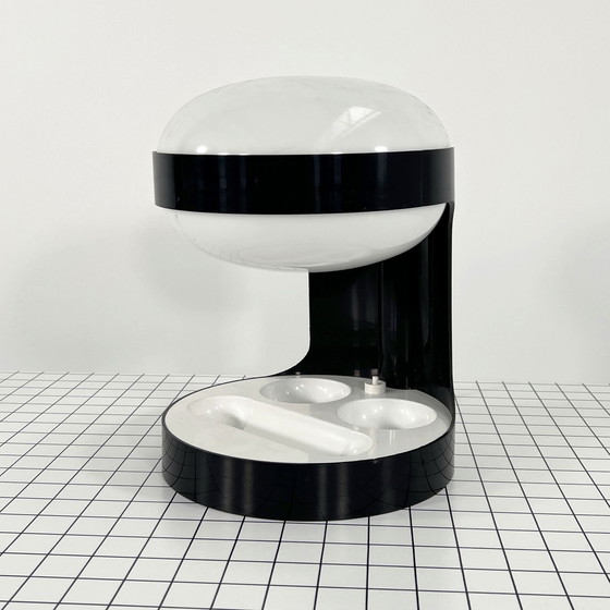 Image 1 of Lampe de table Kd29 noire par Joe Colombo pour Kartell, 1960S