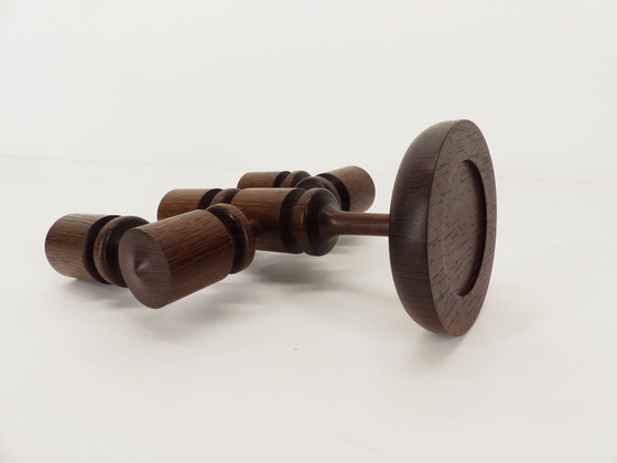 Image 1 of Chandelier Brutaliste 3 Feux 1960