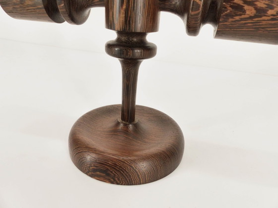 Image 1 of Chandelier Brutaliste 3 Feux 1960