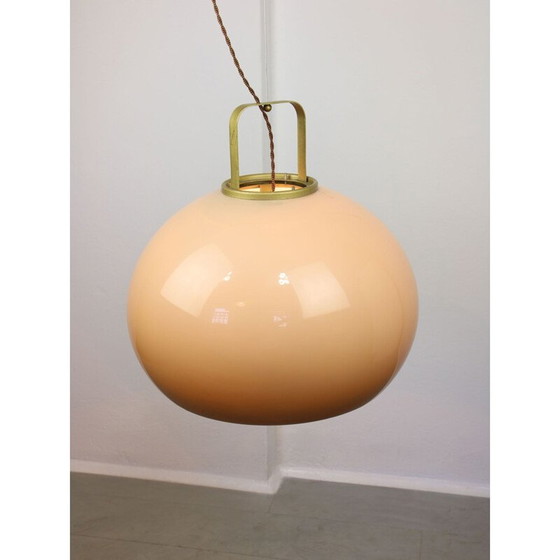 Image 1 of Lampe suspendue vintage Zurigo par Luigi Massoni pour Guzzini