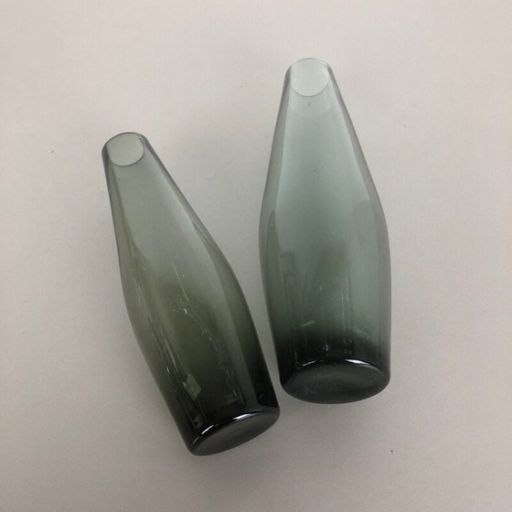 Image 1 of Paire de vases en turmaline de Wilhelm Wagenfeld pour WMF, Allemagne 1960