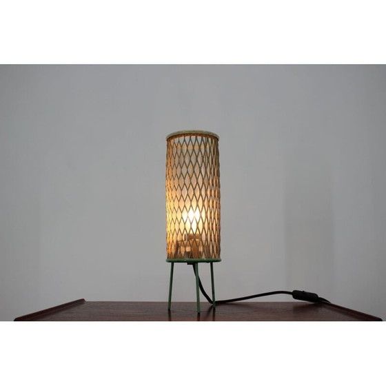 Image 1 of Lampe de table rocket vintage par Josef Hurka pour Lidokov, Tchèque 1960