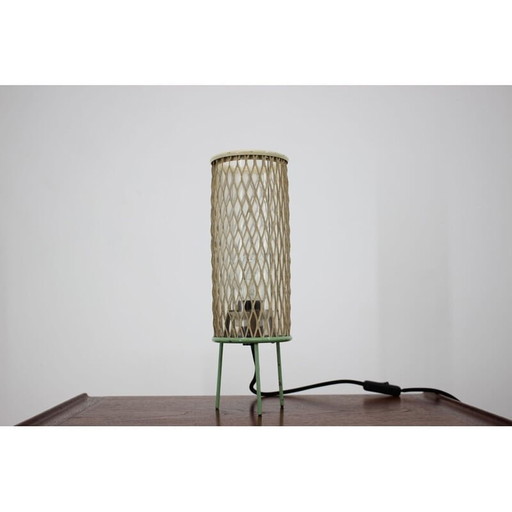 Lampe de table rocket vintage par Josef Hurka pour Lidokov, Tchèque 1960