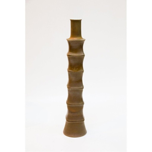 Vase en bambou vintage, 1970-1979