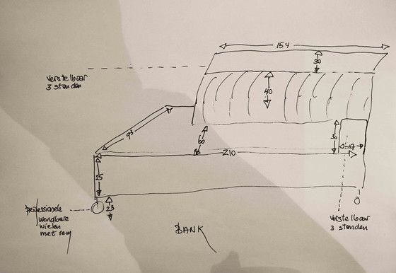 Image 1 of Grand canapé design 2,5 places