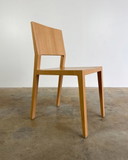 8X Chaise design en bois vintage