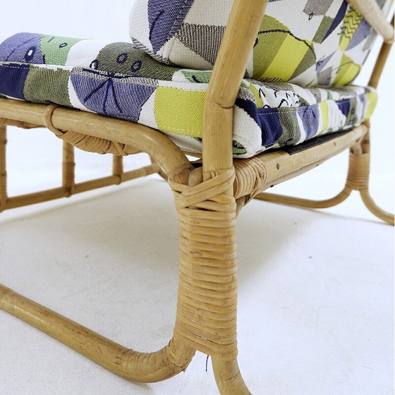 Image 1 of Paire de fauteuils vintage en bambou