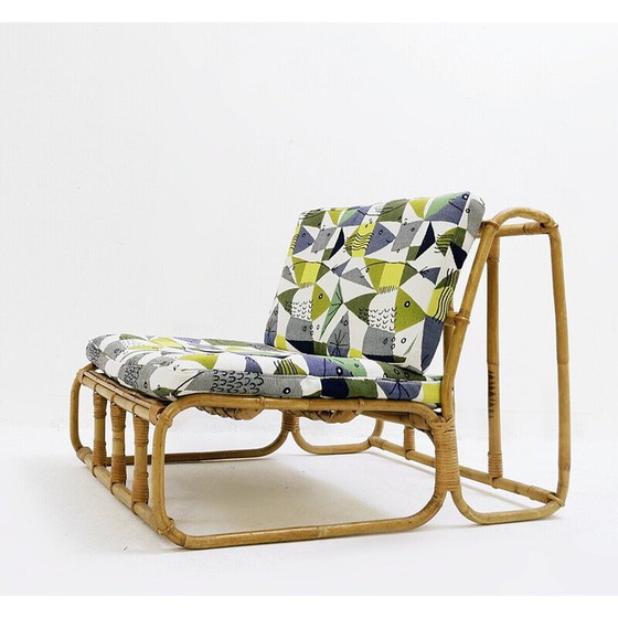 Image 1 of Paire de fauteuils vintage en bambou