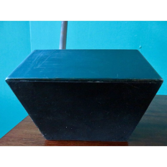 Image 1 of Lampe de bureau vintage en résine blanche de Wolfgang Tuempel