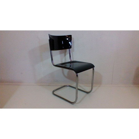 Image 1 of Chaise vintage en métal de Jindrich Halabala