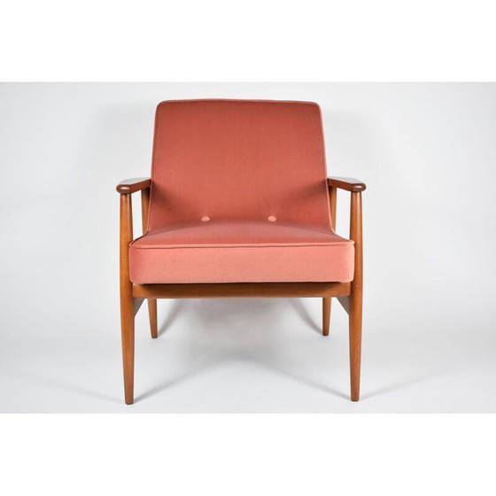 Image 1 of Fauteuil vintage rose de M.Zieliński danois années 1960