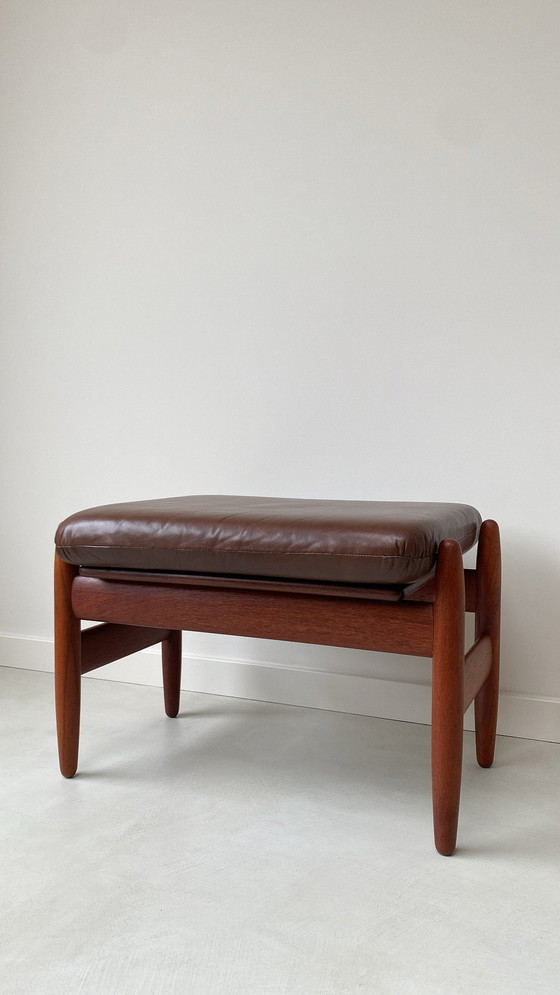 Image 1 of Tabouret d'appoint / Hocker par Hans Olsen pour Frem Rojle des années 1960