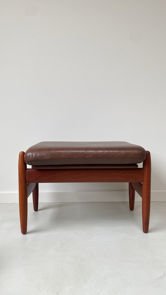 Image 1 of Tabouret d'appoint / Hocker par Hans Olsen pour Frem Rojle des années 1960