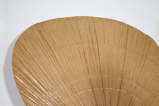 Image 1 of Grand lampadaire Uchiwa par Ingo Maurer pour M Design , Allemagne 1977