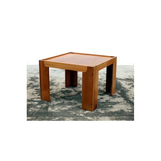 Image 1 of Table basse vintage mod. 771 en bois et palissandre par Afra et Tobia Scarpa pour Cassina, Italie 1965
