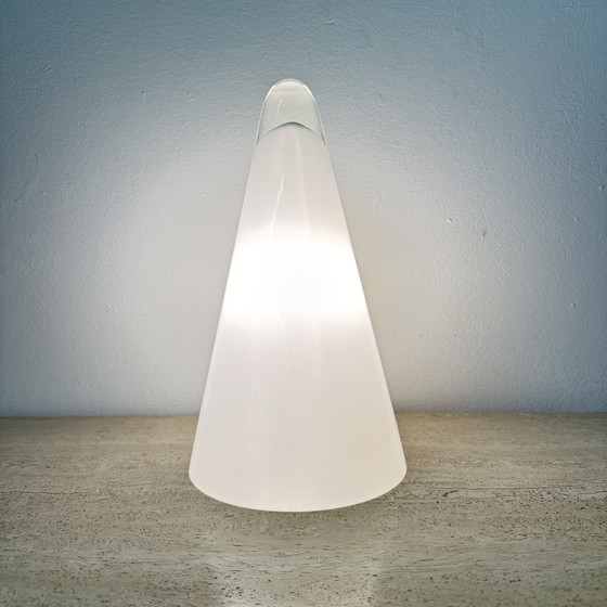 Image 1 of Massive Post Modern Cone Shaped Table Lamp 1980S