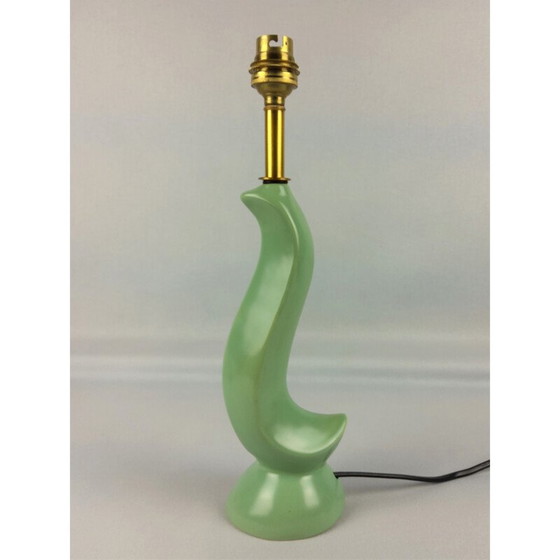 Image 1 of Lampe oiseau zoomorphe en céramique, 1950